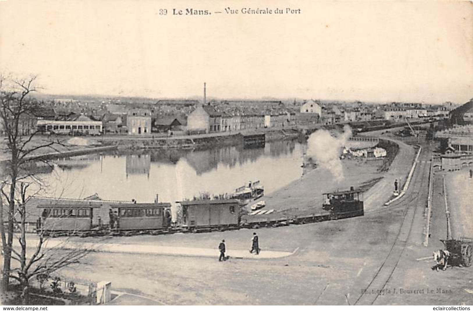 Le Mans        72          Vue Générale Du Port.  Train  (voir Scan) - Le Mans