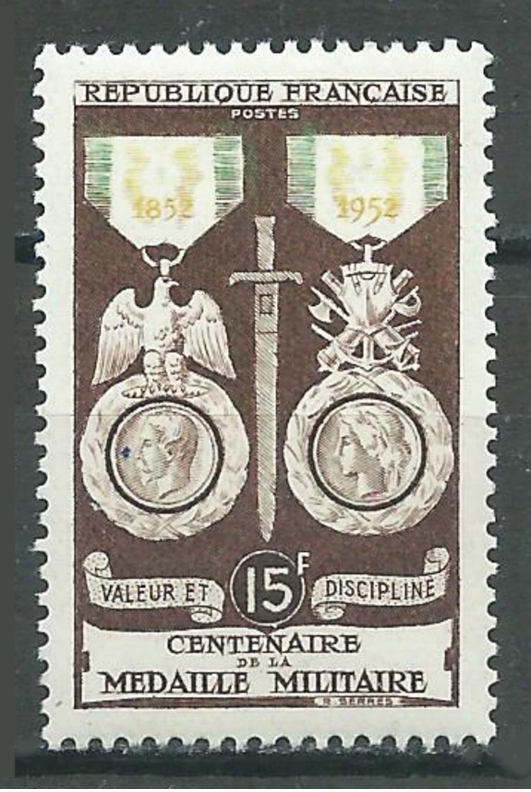 France YT N°927 Médaille Militaire Neuf ** - Unused Stamps