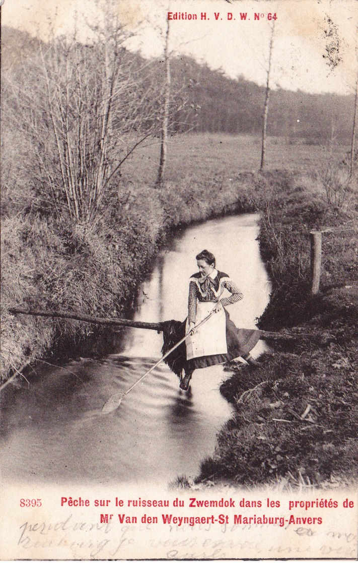 Sint Mariaburg: Pêche Sur Le Ruisseau Du Zwemdok Dans Les Propriétés De  Mr Van Den Weyngaert. - Antwerpen