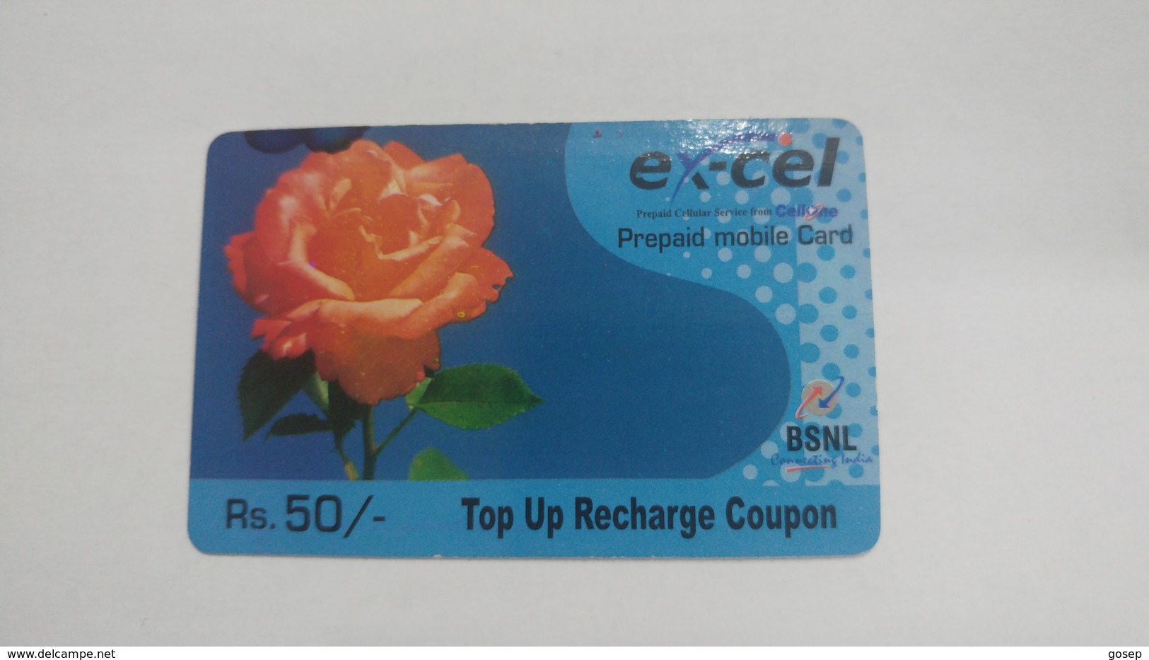 India-BSNL-ex-cel Recharge Card-(15a)-(rs.50)-(28.2.2007)-prepiad Card-used+1 Card Prepiad Free - Inde