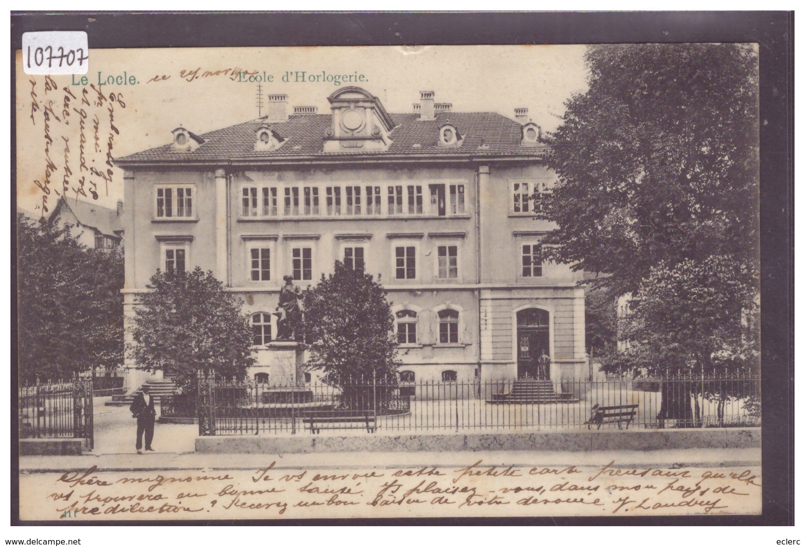 LE LOCLE - ECOLE D'HORLOGERIE - TB - Le Locle