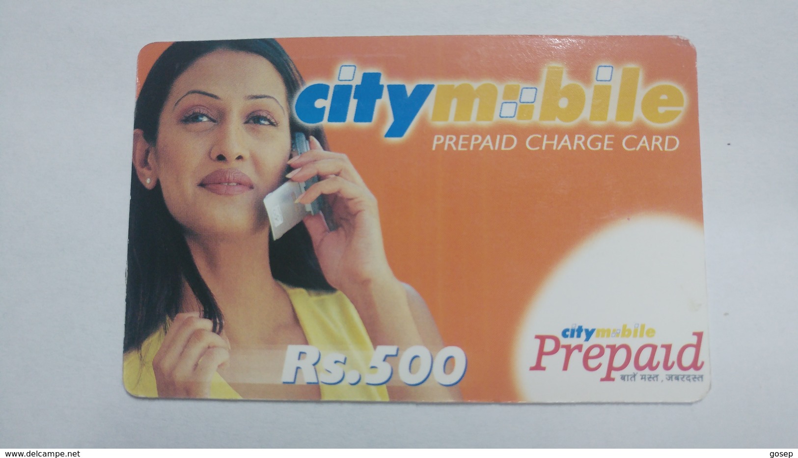 India-city Mobile Prepiad Card-(16b)-(rs.500)-(not Date Out Side-jaipur)-prepiad Card-used+1 Card Prepiad Free - India