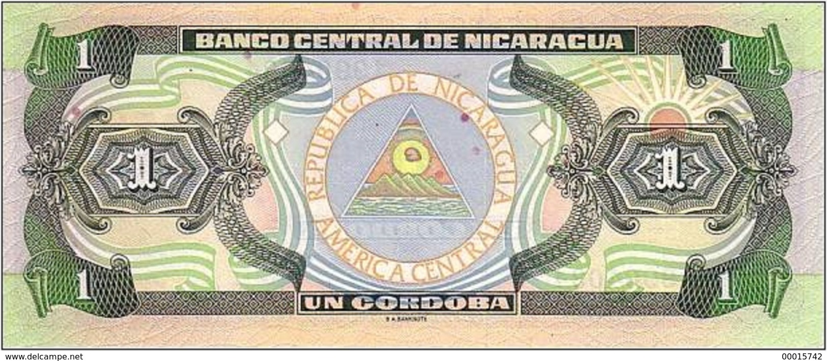 Nicaragua 1 Cordoba 1995 P-179 UNC - Nicaragua