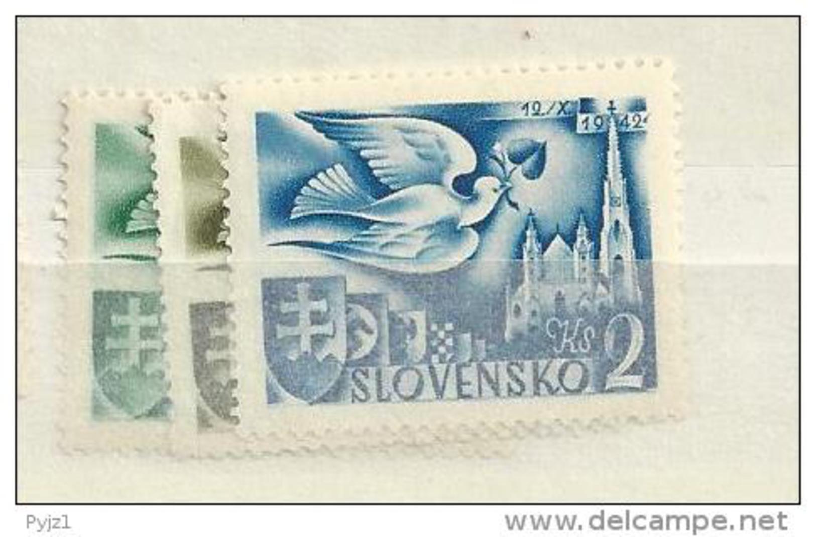 1942 MNH Slowakei, Slovensko, Postfris** - Neufs