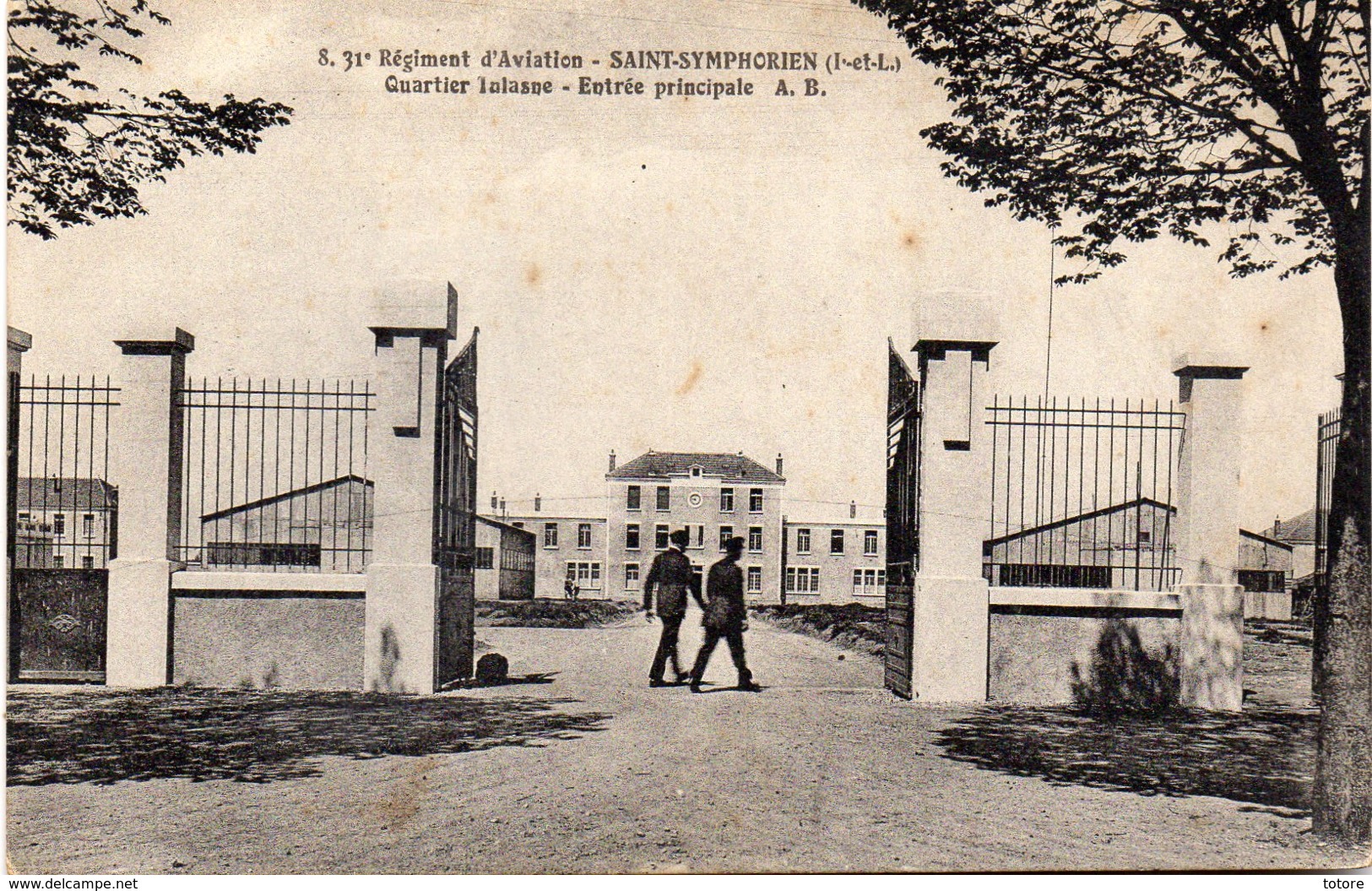 St SYMPHORIEN - Camp D'Aviation  ; Entrée Principale - Autres & Non Classés