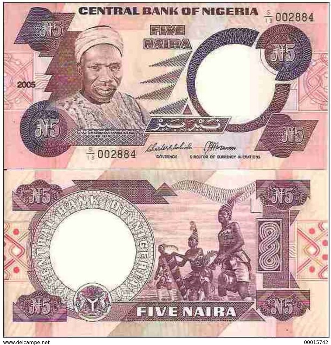 NIGERIA  5 Naira 2005  P-24 UNC  D-0329 - Nigeria