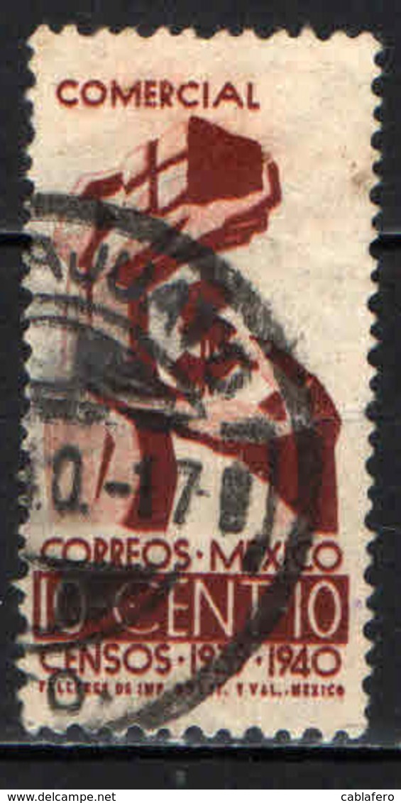 MESSICO - 1939 - MANO CHE SEMINA - ALLEGORIA DELL'AGRICOLTURA - USATO - Messico