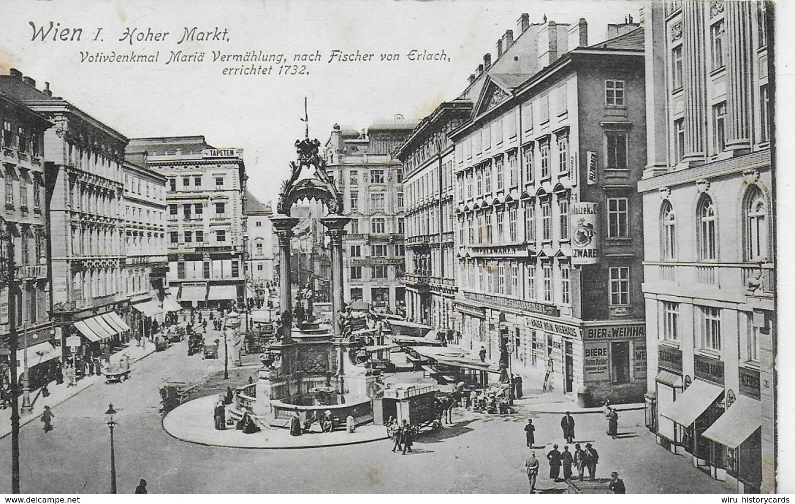 AK 0095  Wien - Hoher Markt / Verlag Ledermann Um 1917 - Wien Mitte