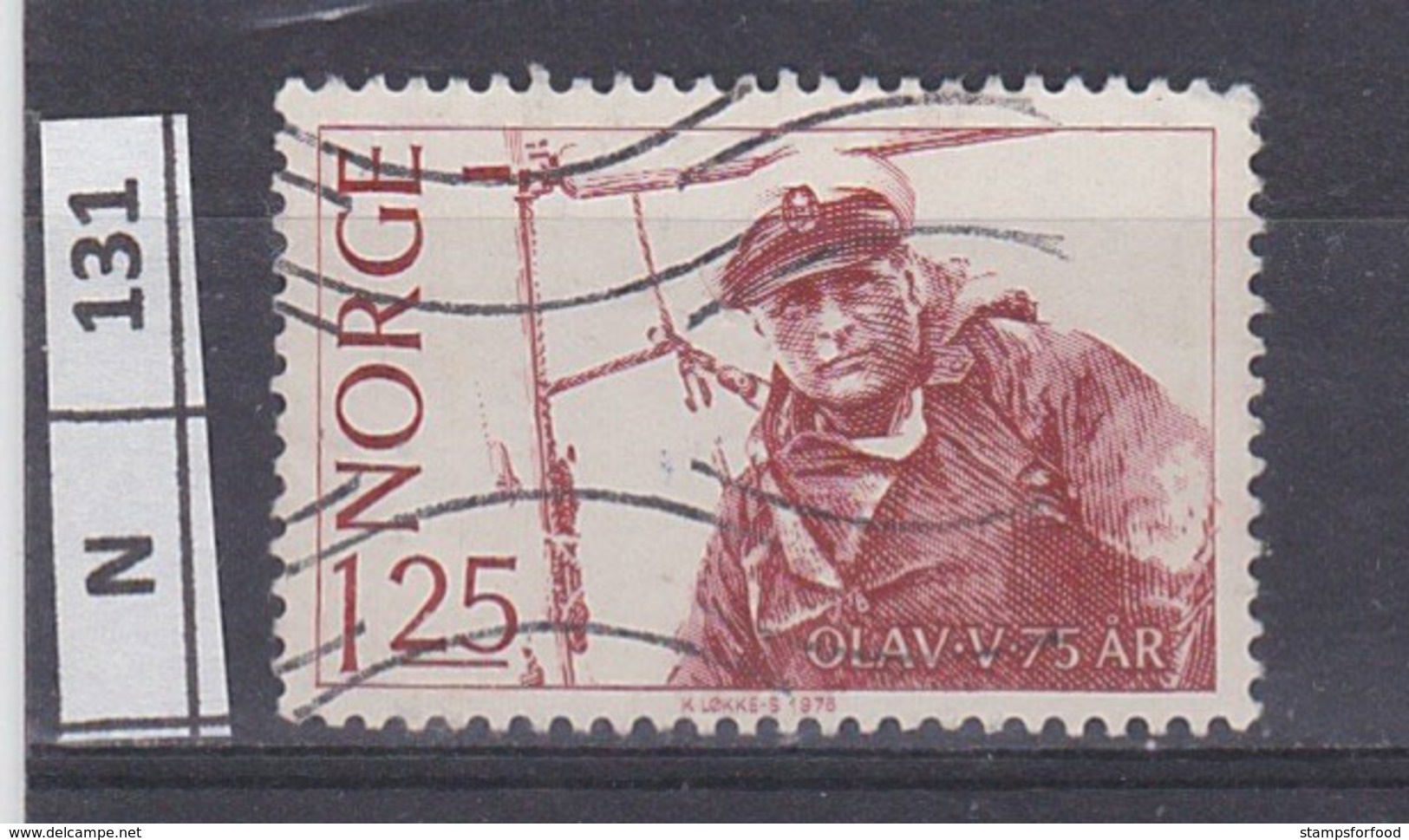 NORVEGIA   1978	Re Olav 25 Usato - Used Stamps
