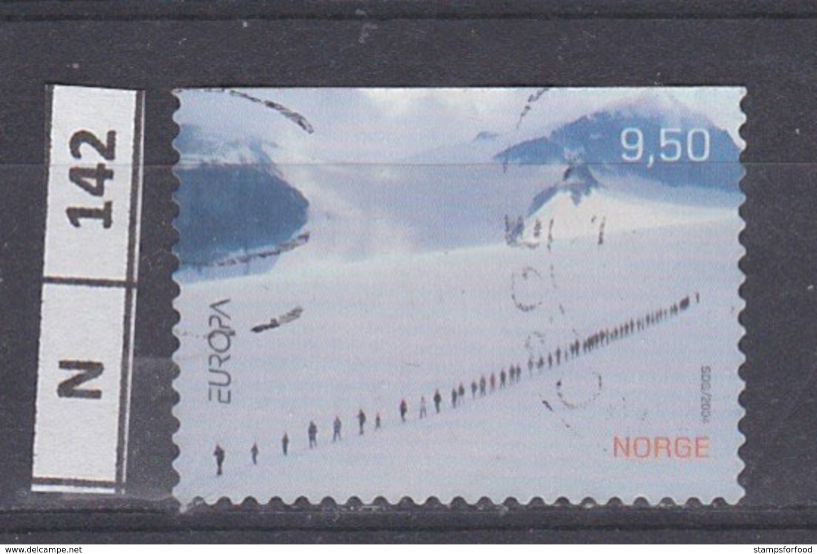 NORVEGIA   2004	Europa 9,50 Usato - Usati