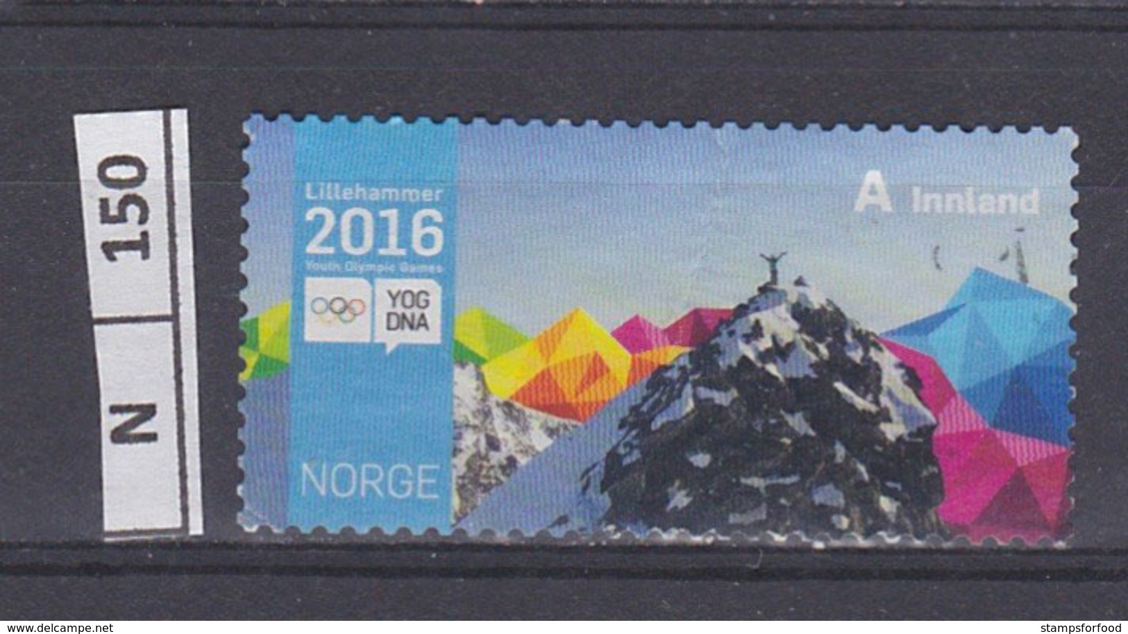 NORVEGIA   2016	Olimpiadi Invernali Usato - Gebruikt