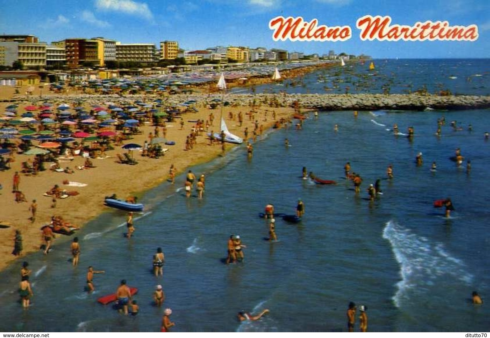 Milano Marittima - Ravenna - La Spiaggia - Formato Grande Non Viaggiata – E 9 - Ravenna