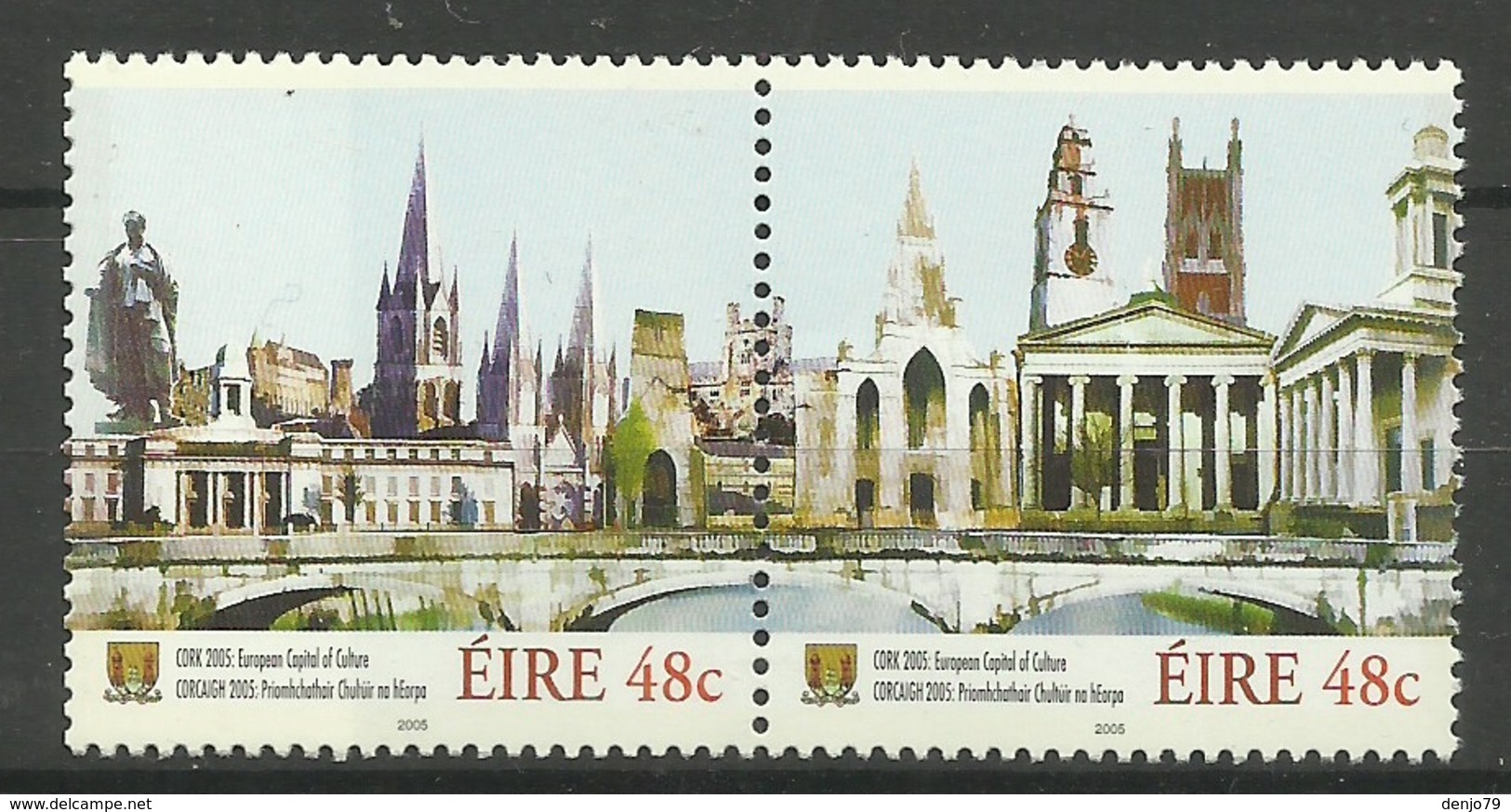 IRELAND 2005  CORK,EUROPEAN CAPITAL OF CULTURE SET MNH - Ongebruikt