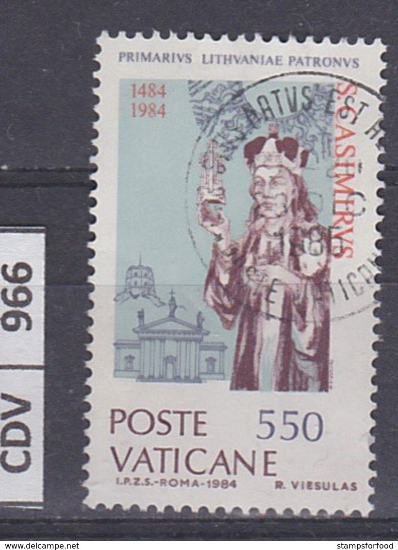 VATICANO 1984	San Casimiro L. 550 Usato - Usati