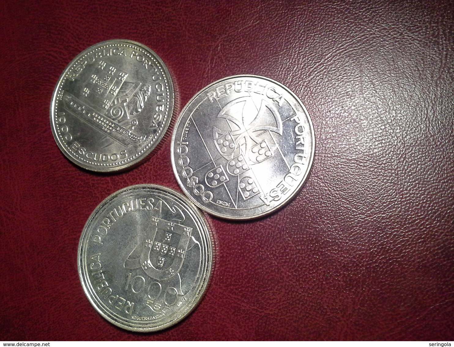 3 Coin 1000 Escudos    1994, 1996, 1998     Silver - Portugal