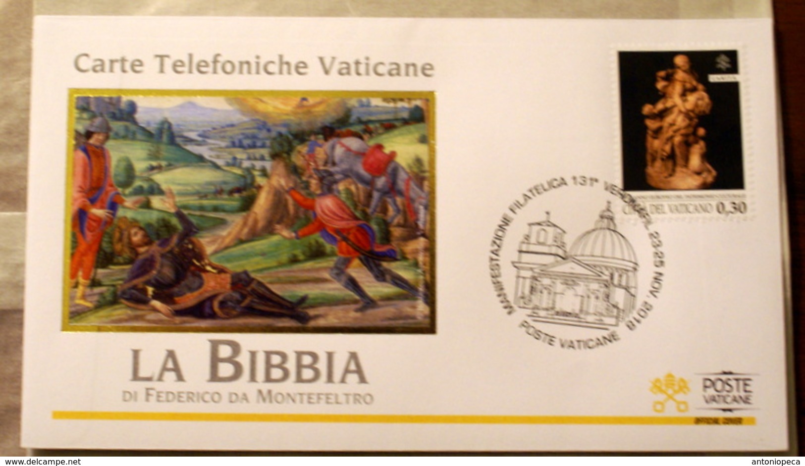 VATICAN 2018, VERONAFIL 2018 PARTICIPATION SPECIAL CANCEL ON PV 97 - Storia Postale