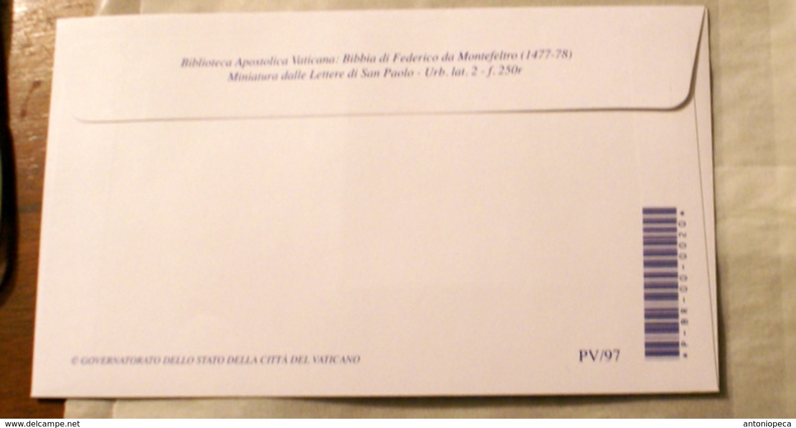 VATICAN 2018, VERONAFIL 2018 PARTICIPATION SPECIAL CANCEL ON PV 97 - Lettres & Documents