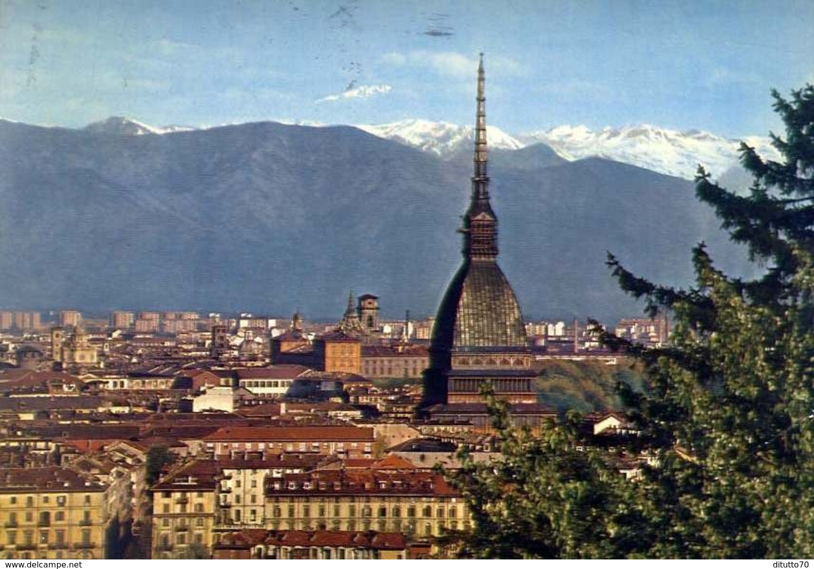 Torino - Scorcio Panoramico Con La Mole Antonelliano - Palazzo Reale - La Cappella Della Sindone Ed Il Campanile Del Duo - Mole Antonelliana