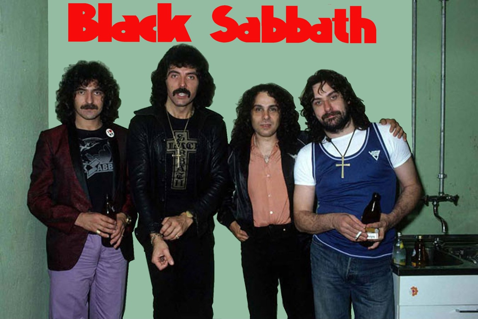 Black Sabbath Rock Band Original Postcard In Near Mint Condition. 012 - World