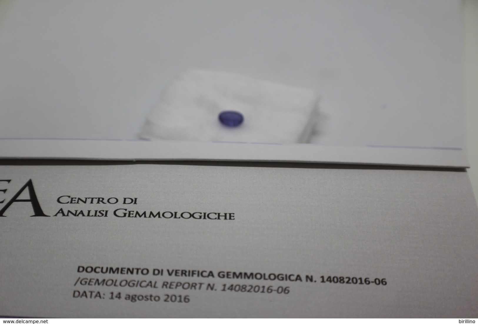 4356 - Tanzanite blu violaceo  ct. 2.80 - Certificato autenticità Italiano