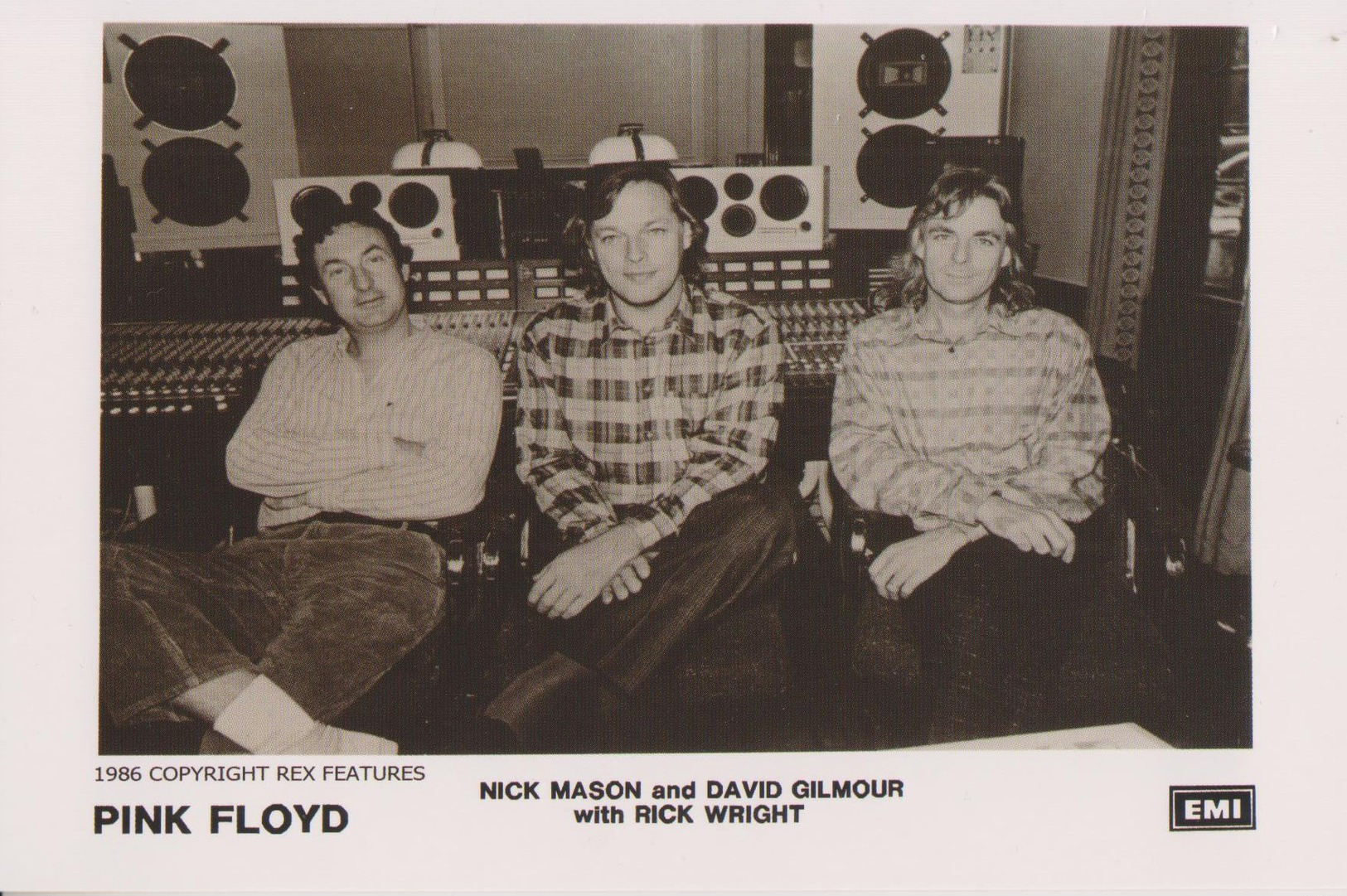 Pink Floyd Rock Band Original Postcard In Near Mint Condition. 008 - World