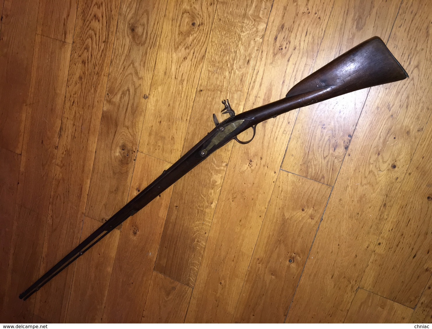 RARE ANCIEN FUSIL DE CHASSE A SILEX POUR ENFANT. 18è SIECLE VERS 1760 - Armes Neutralisées