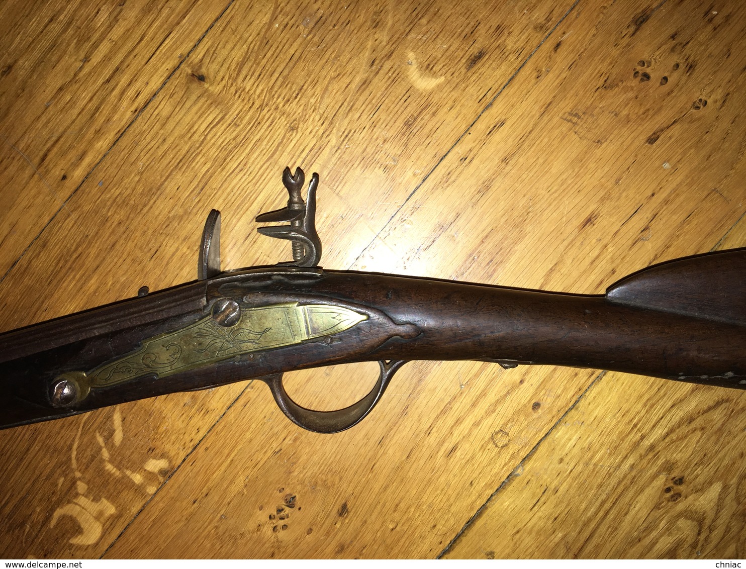 RARE ANCIEN FUSIL DE CHASSE A SILEX POUR ENFANT. 18è SIECLE VERS 1760