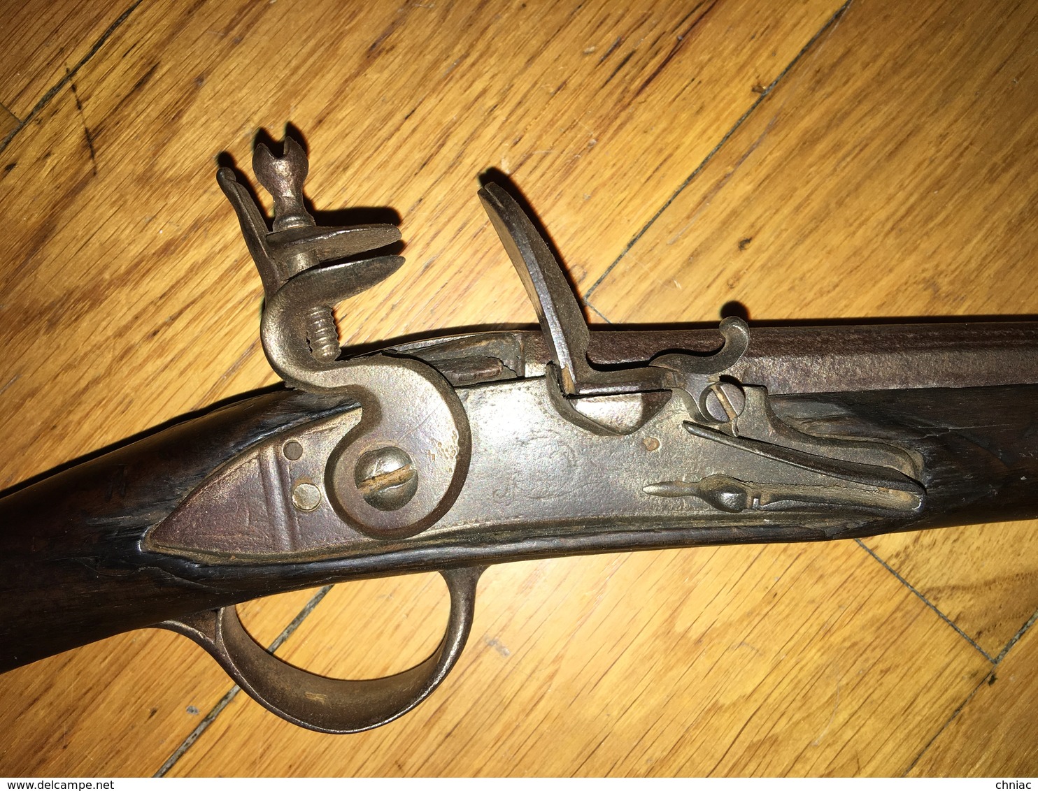 RARE ANCIEN FUSIL DE CHASSE A SILEX POUR ENFANT. 18è SIECLE VERS 1760