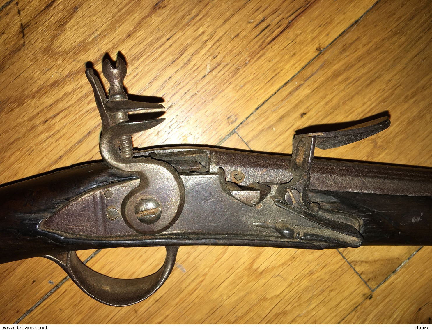 RARE ANCIEN FUSIL DE CHASSE A SILEX POUR ENFANT. 18è SIECLE VERS 1760