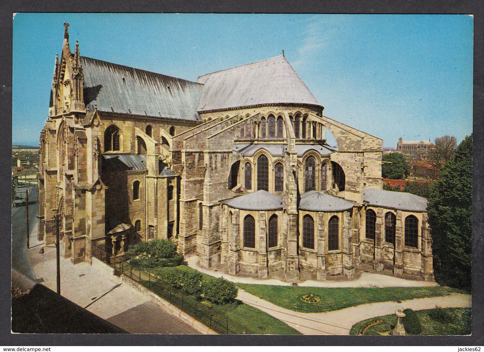 90931/ EGLISES, France, Basilique Saint-Remi De Reims, L'abside - Kerken En Kathedralen