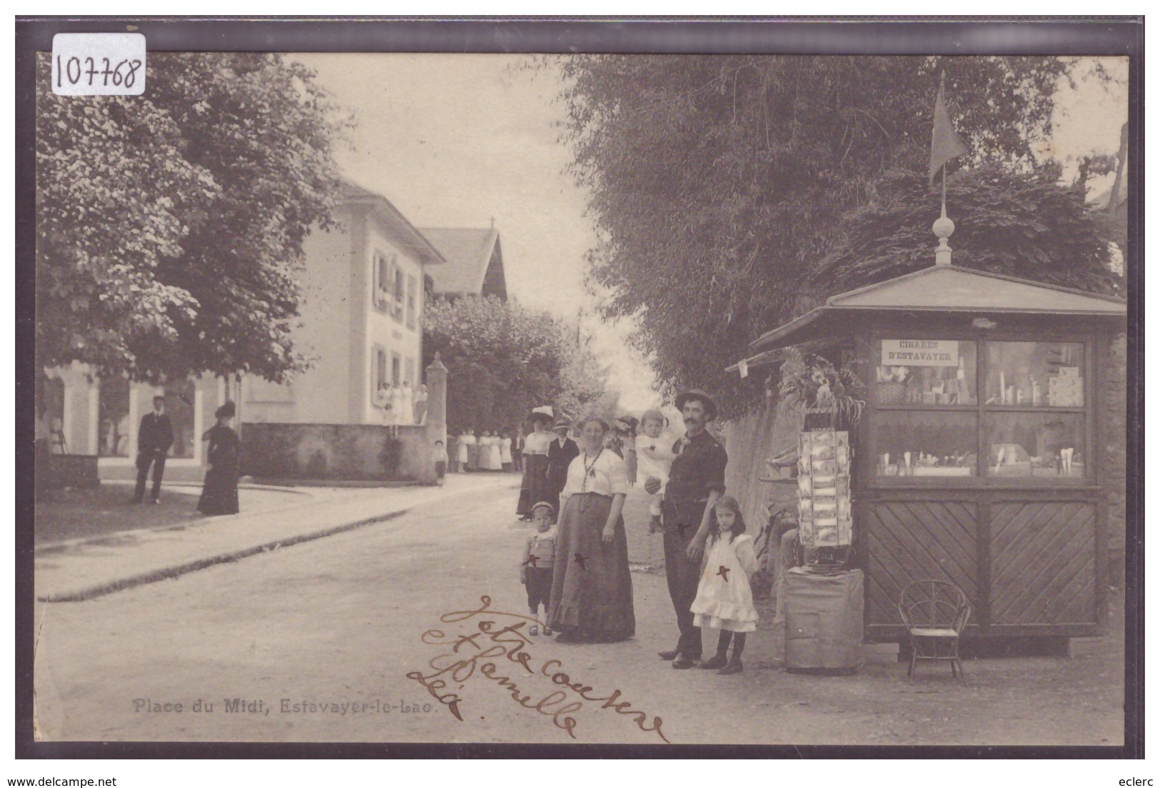 ESTAVAYER LE LAC - PLACE DU MIDI - LE KIOSQUE - TB - Estavayer