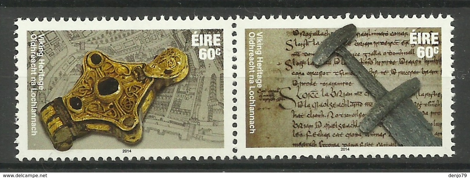 IRELAND 2014 VIKING HERITAGE SET MNH - Unused Stamps