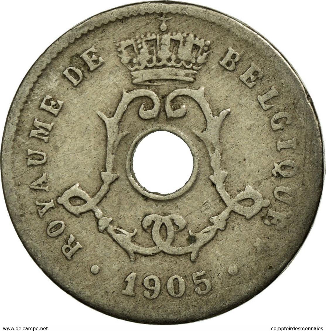 Monnaie, Belgique, 5 Centimes, 1905, TB, Copper-nickel, KM:54 - 5 Cent