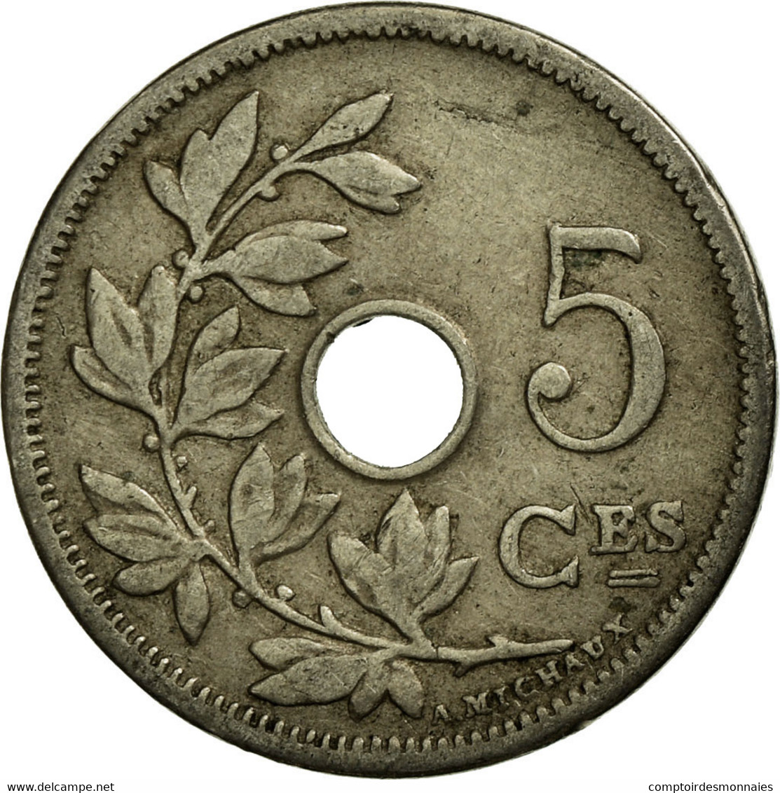 Monnaie, Belgique, 5 Centimes, 1905, TB, Copper-nickel, KM:54 - 5 Centimes