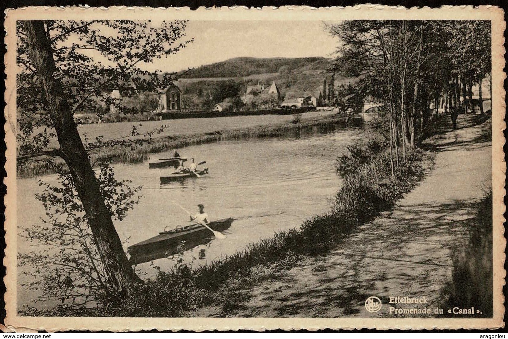 Ettelbruck: Promenade Au "Canal" Canotage  2Scans - Ettelbruck