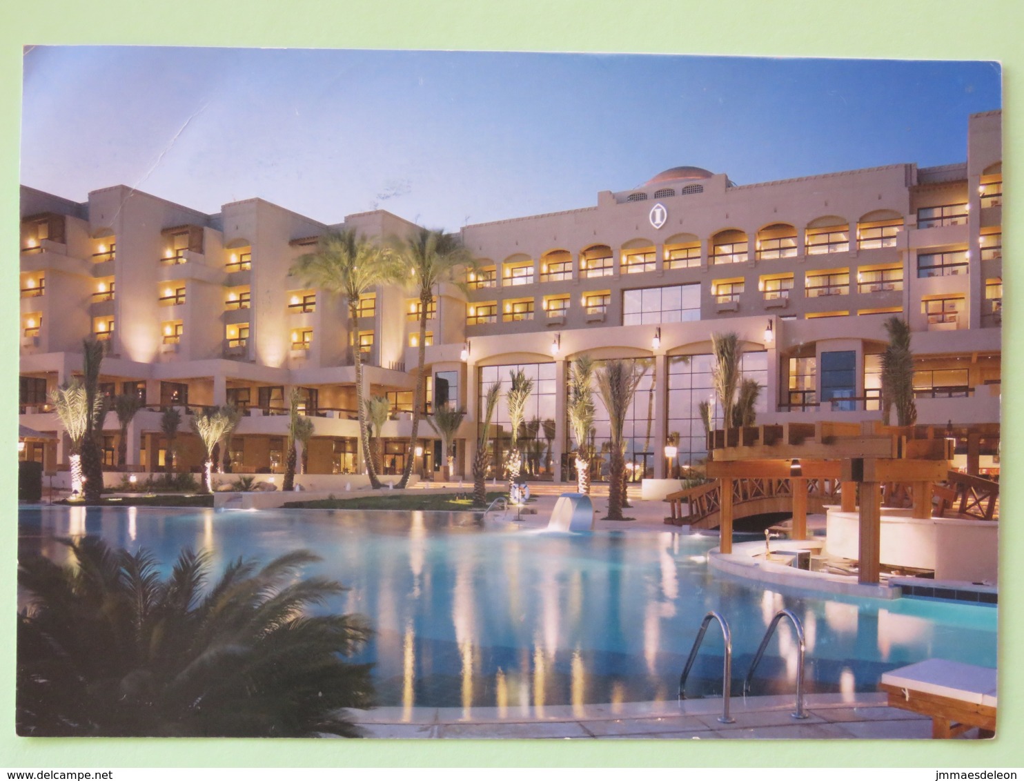 Jordan (Ukraine) 2018 Postcard To Nicaragua - Hotel Aqaba Jordan - Jordanie