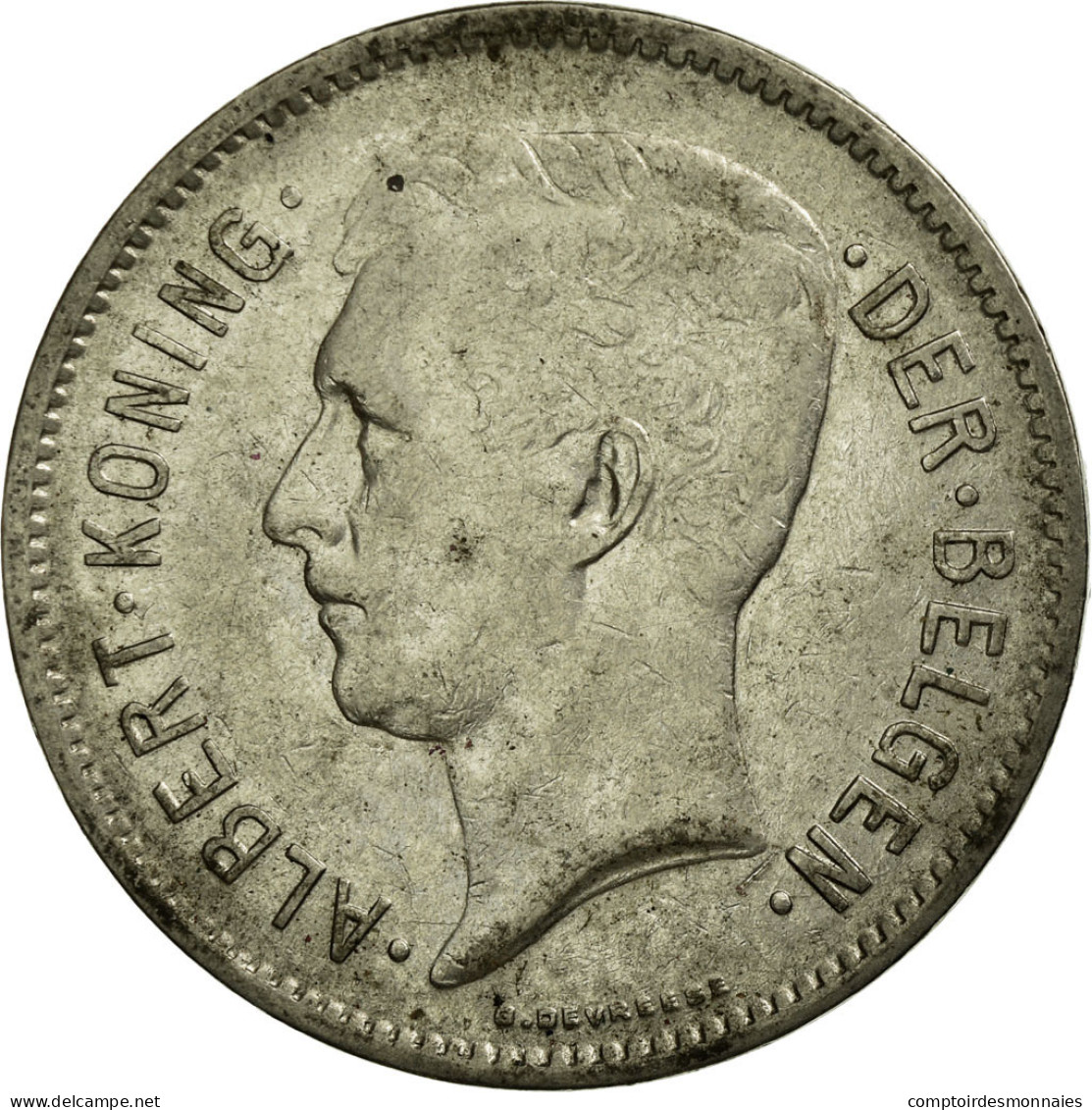 Monnaie, Belgique, 5 Francs, 5 Frank, 1931, TB+, Nickel, KM:98 - 5 Francs & 1 Belga