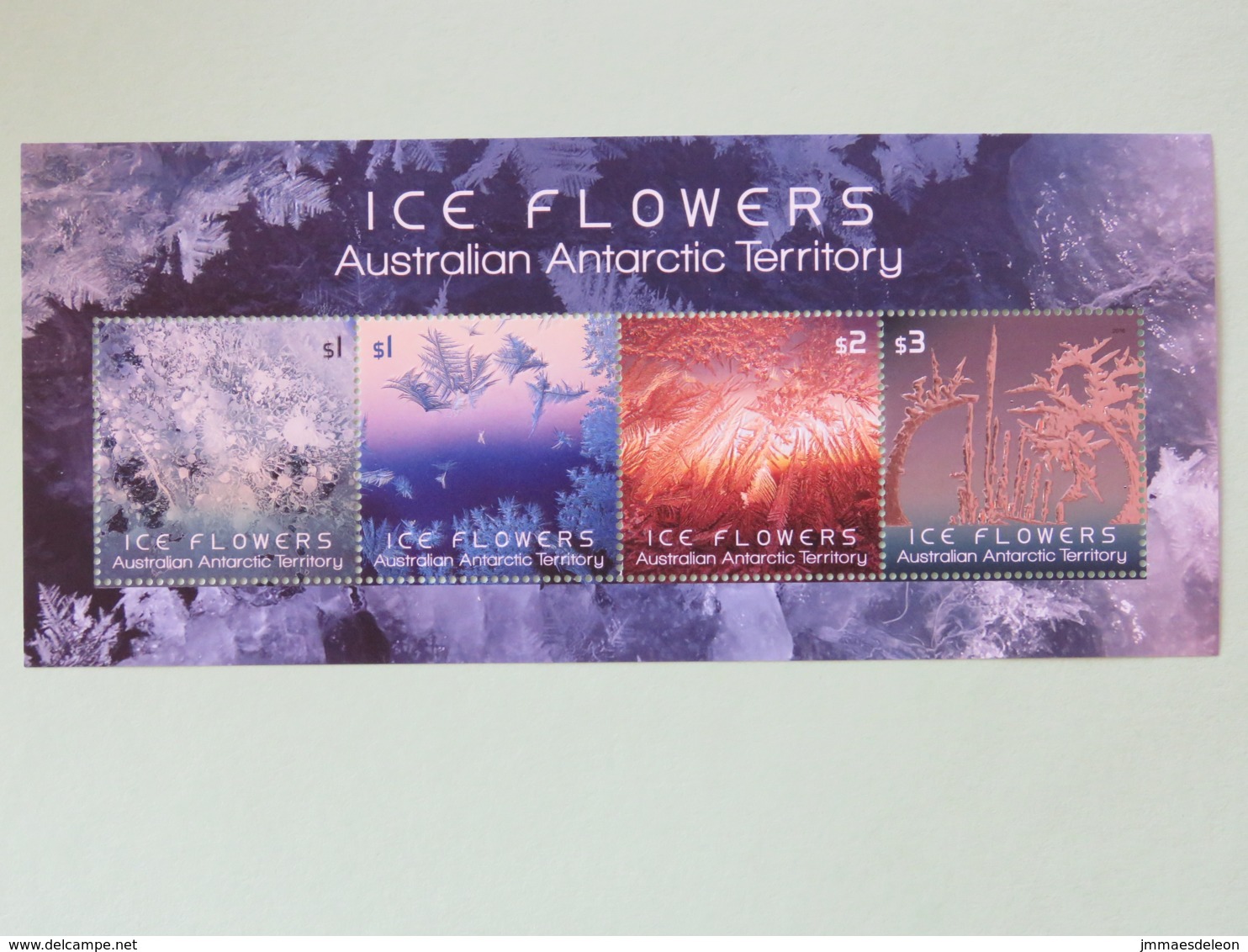 Australian Antarctic 2018 Mint Stamps - Ice Flowers - Lettres & Documents