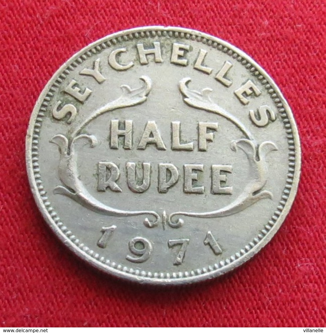 Seychelles 1/2 Half Rupee 1971 KM# 12  Seychellen Seicheles - Seychelles