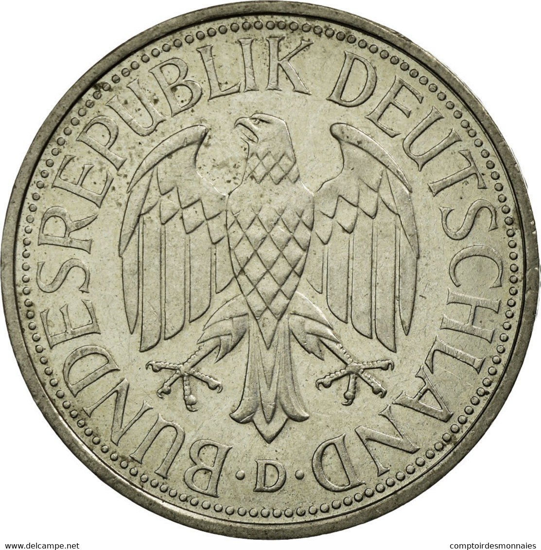 Monnaie, République Fédérale Allemande, Mark, 1990, Munich, TTB - 1 Mark