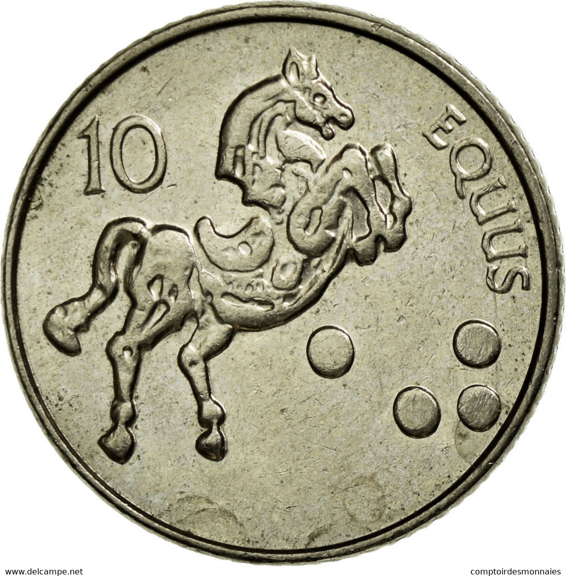 Monnaie, Slovénie, 10 Tolarjev, 2000, TTB, Copper-nickel, KM:41 - Slovenia
