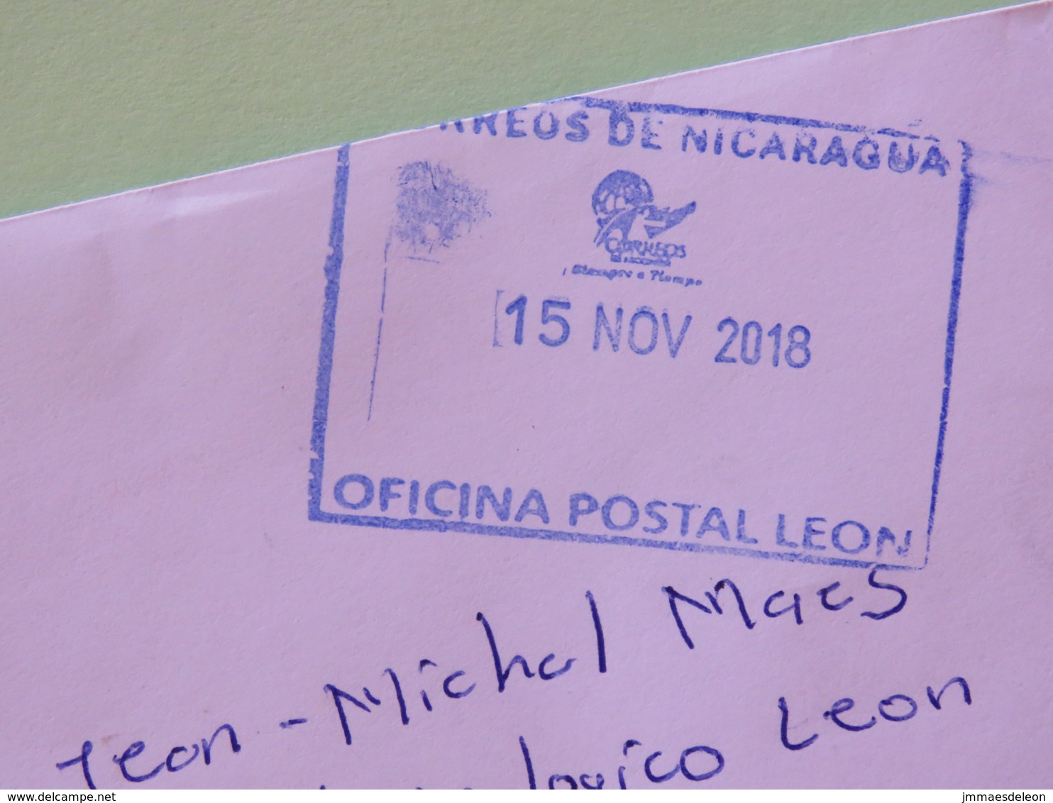 Nicaragua 2018 Official Cover Managua To Leon - No Franking Needed - Nicaragua