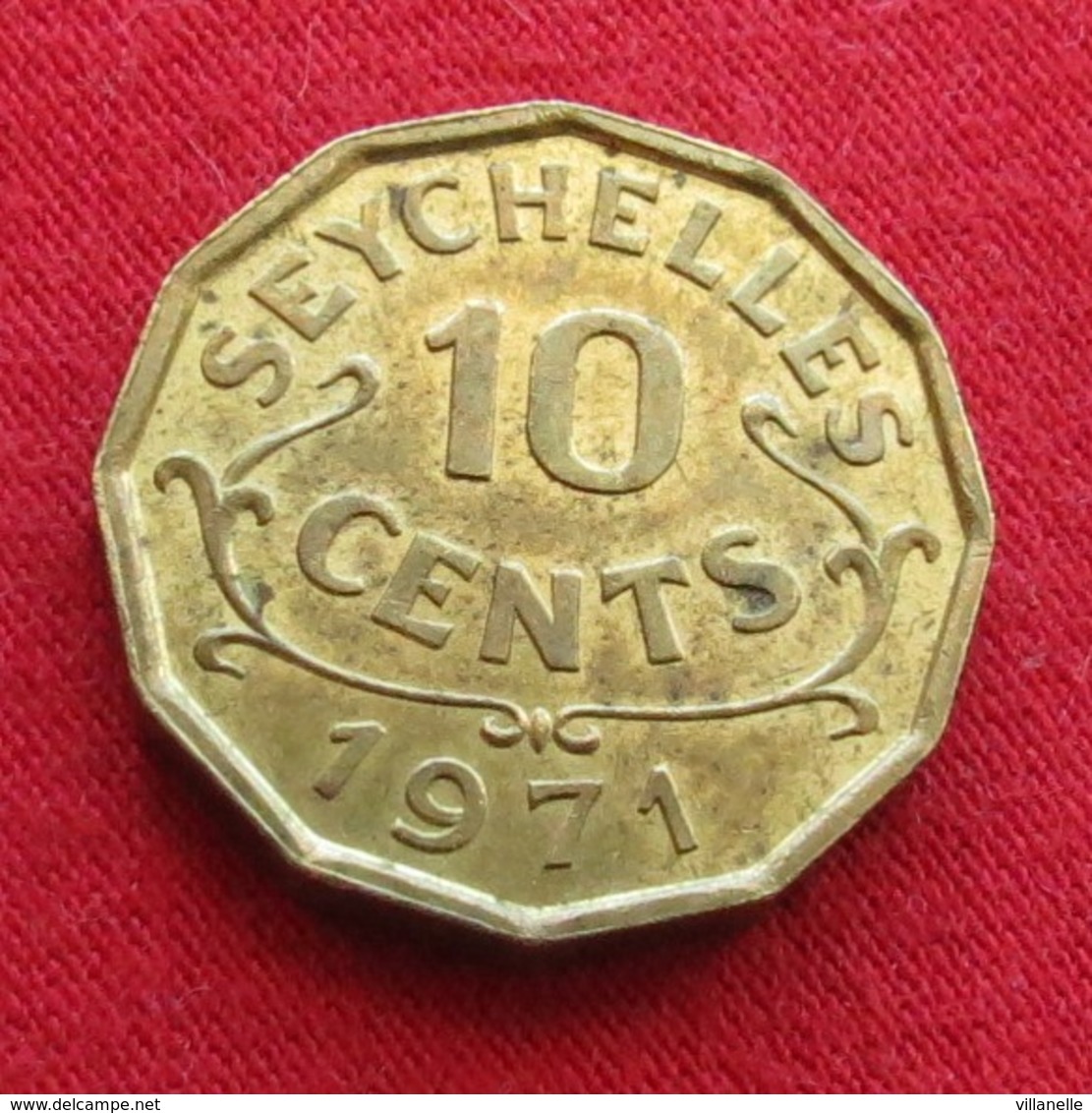 Seychelles 10 Cents 1971 KM# 10  Seychellen Seicheles - Seychelles