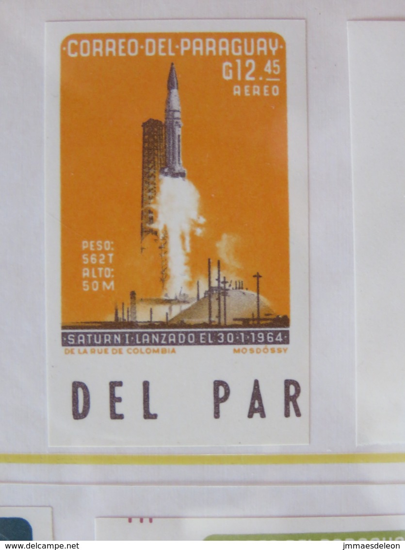 Paraguay 1964 MINT Unperforated Set Space - Paraguay