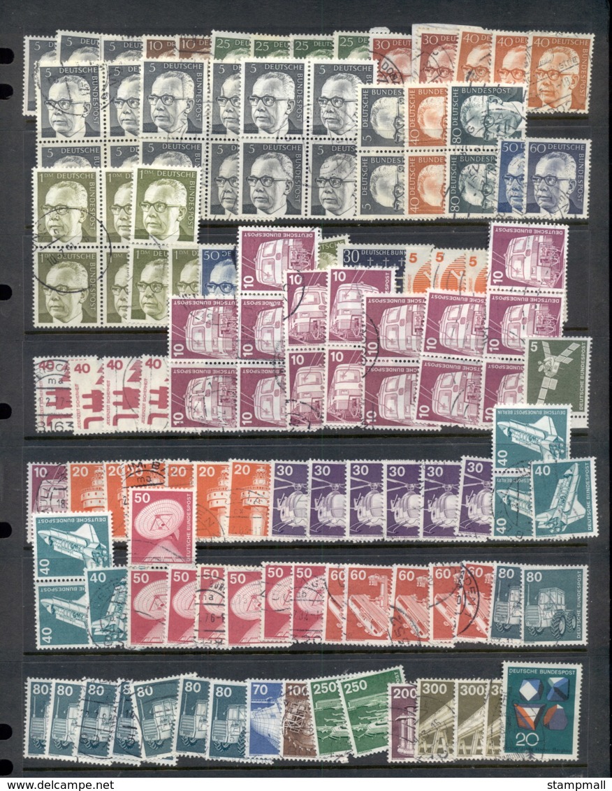 Germany 1950-'s On Assorted Oddments Inc. Duplicates, Multiples & Blocks. Some Berlin - Collections