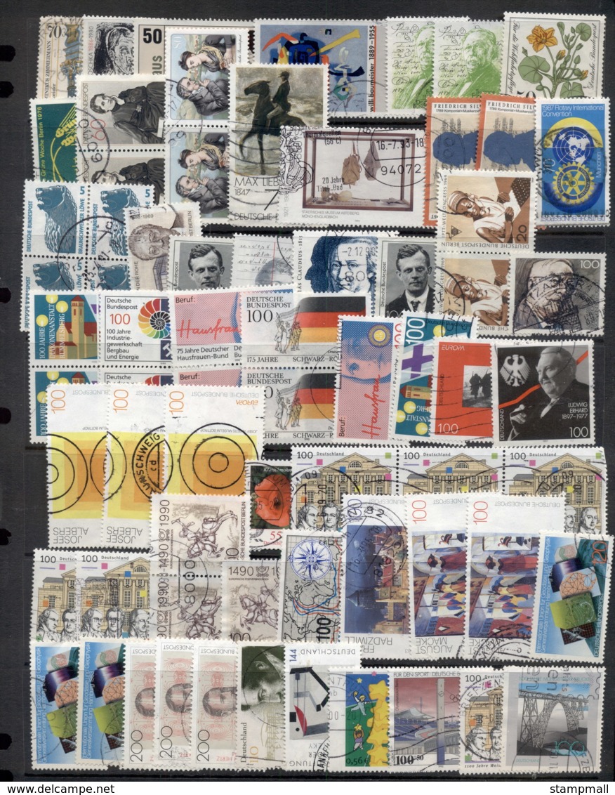 Germany 1950-'s On Assorted Oddments Inc. Duplicates, Multiples & Blocks. Some Berlin - Collections