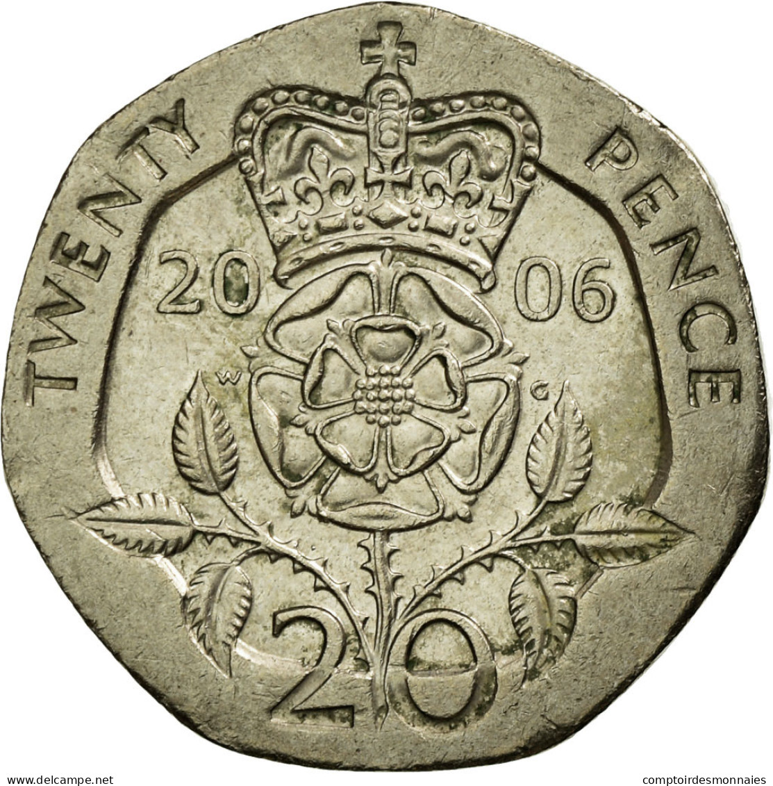 Monnaie, Grande-Bretagne, Elizabeth II, 20 Pence, 2006, TTB, Copper-nickel - 20 Pence