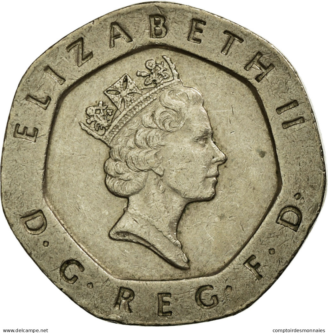 Monnaie, Grande-Bretagne, Elizabeth II, 20 Pence, 1993, TTB, Copper-nickel - 20 Pence