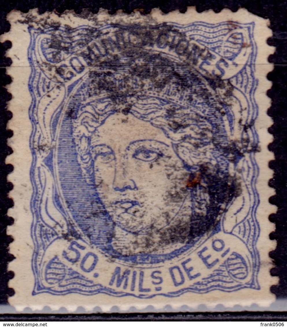 Spain, 1870, Espana, 50m, Sc#166, Used - Gebraucht