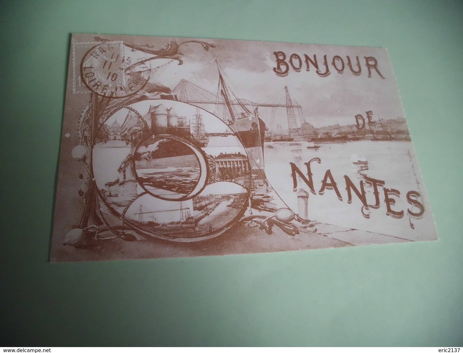 JOURNEES NANTAISES DE LA CARTE POSTALE ...NANTES 1994 - Bourses & Salons De Collections